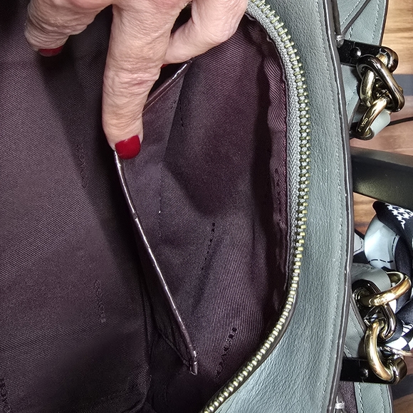 Coach Gray Dreamer Satchel-Top Line-EUC-FULL INCLUSION - Picture 15 of 16